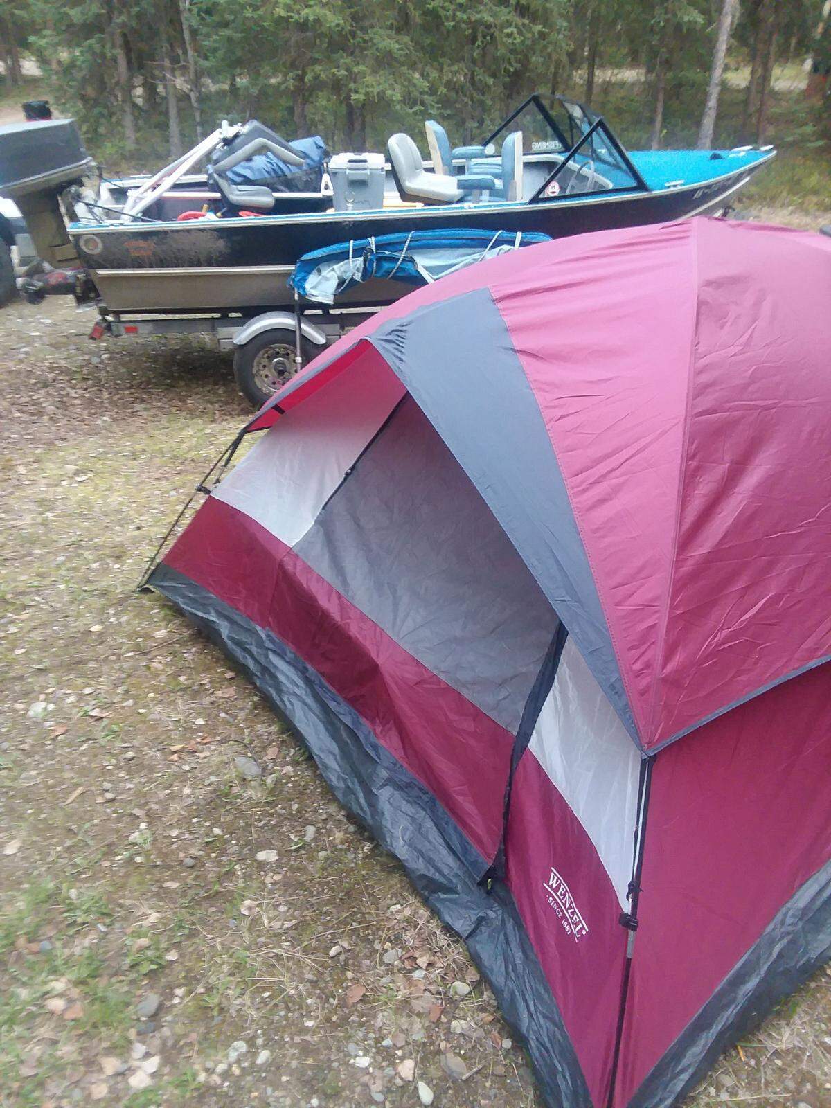 Mark Abel was a guide for Access Life’s Adventures in Alaska last year. He says guides were promised on-site lodging. They ended up having to camp near a highway, he said. The company gave them small jet boats to take clients fishing. “They broke down regularly,” he said.