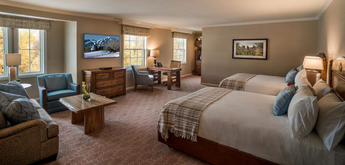The Sun Valley Inn remodel is nearly complete.