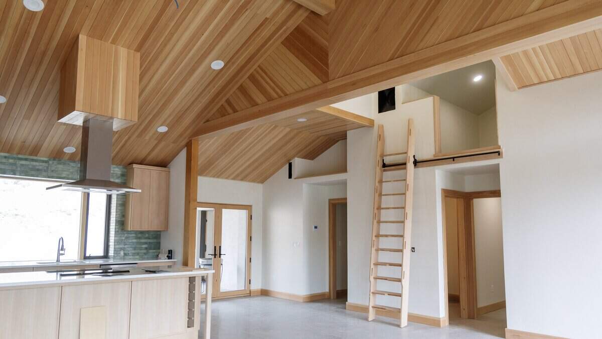 A new home in the Boise Foothills was built by EarthCraft Construction Inc.