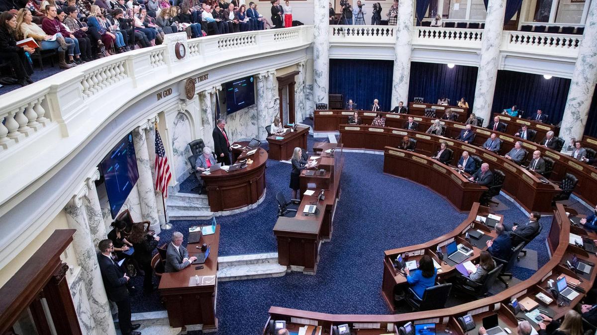 The Idaho House of Representatives reconvened Monday, Nov. 15, 2021 to address business that included a vote on accepting a report from the Idaho Ethics and House Policy Committee decision to censure Rep. Priscilla Giddings, R-White Bird last spring. The vote pass 49-19.