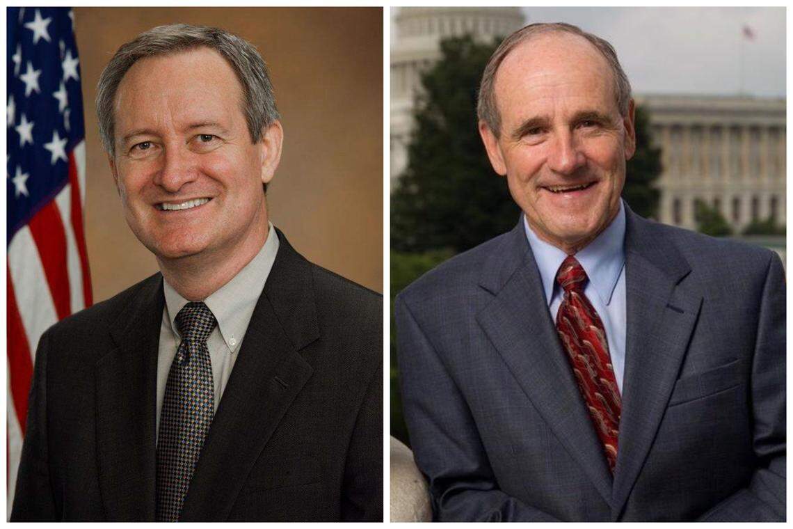 Idaho U.S. Sens. Mike Crapo, left, and Jim Risch. Both are members of the Republican Party.