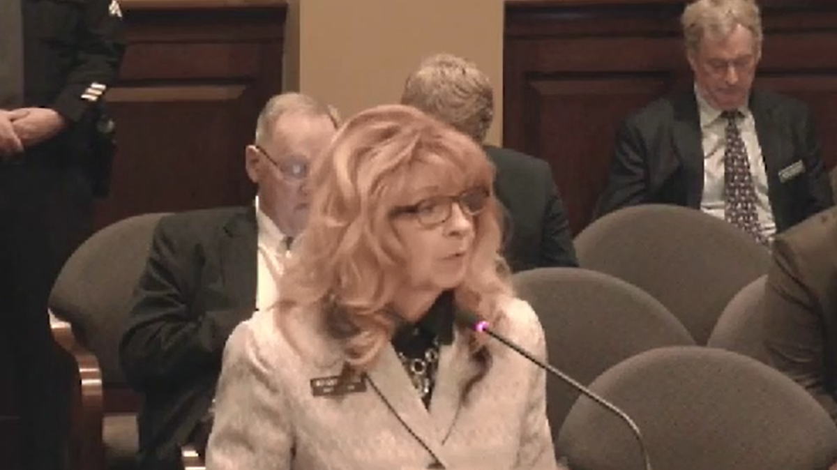 Rep. Karey Hanks, R-St. Anthony, presents a repeat of last year’s bill prohibiting state and local government entities from mandating masks.