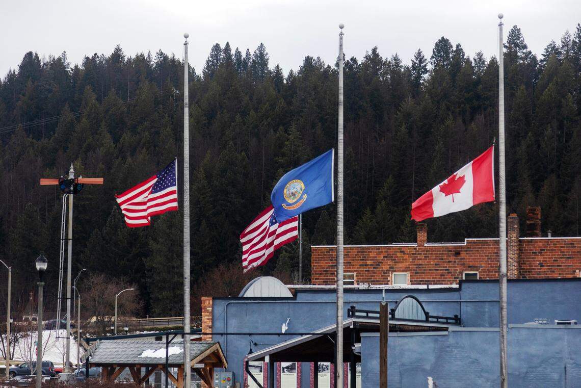 The city center of Bonners Ferry, Idaho, sits only 27 miles south of the border crossing to Canada on U.S. 95. The city has long flown a Canadian flag as a “sign of friendship” and a recognition of Canadian tourism’s impact on its economy.