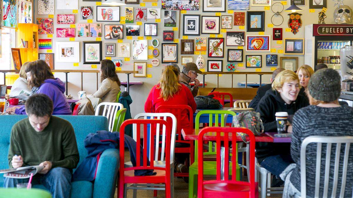 Flying M Coffeehouse’s annual Valentine for AIDS art benefit show has raised almost half a million dollars since 1994.