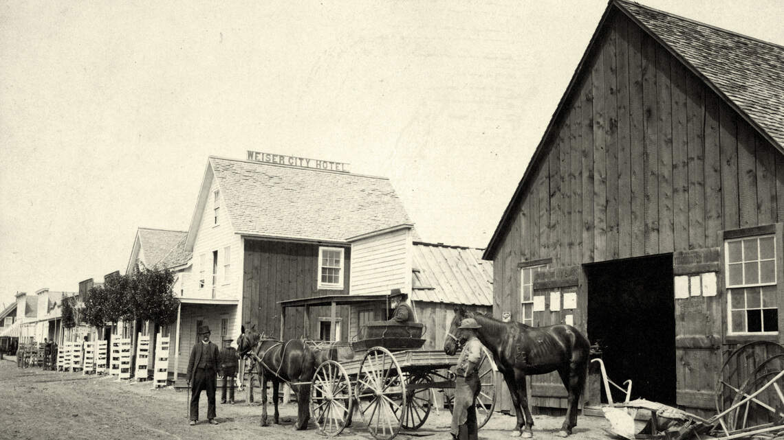 When Weiser formed, it saw a quick building boom and the fast arrival of the ‘Wild West’