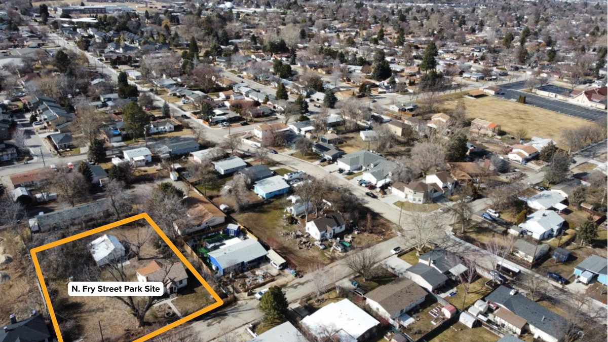 Boise Parks and Recreation is proposing the purchase of a 0.66-acre piece of land off of North Fry Street in the West Bench to develop a park.  