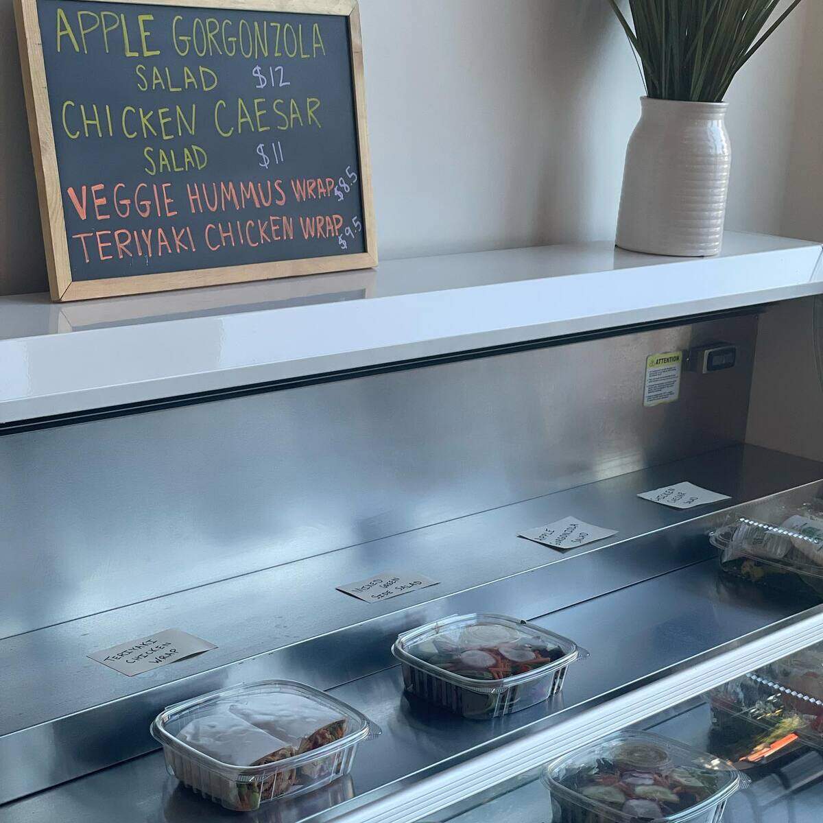 In addition to counter ordering, Green’s Market offers quick lunch items to-go.