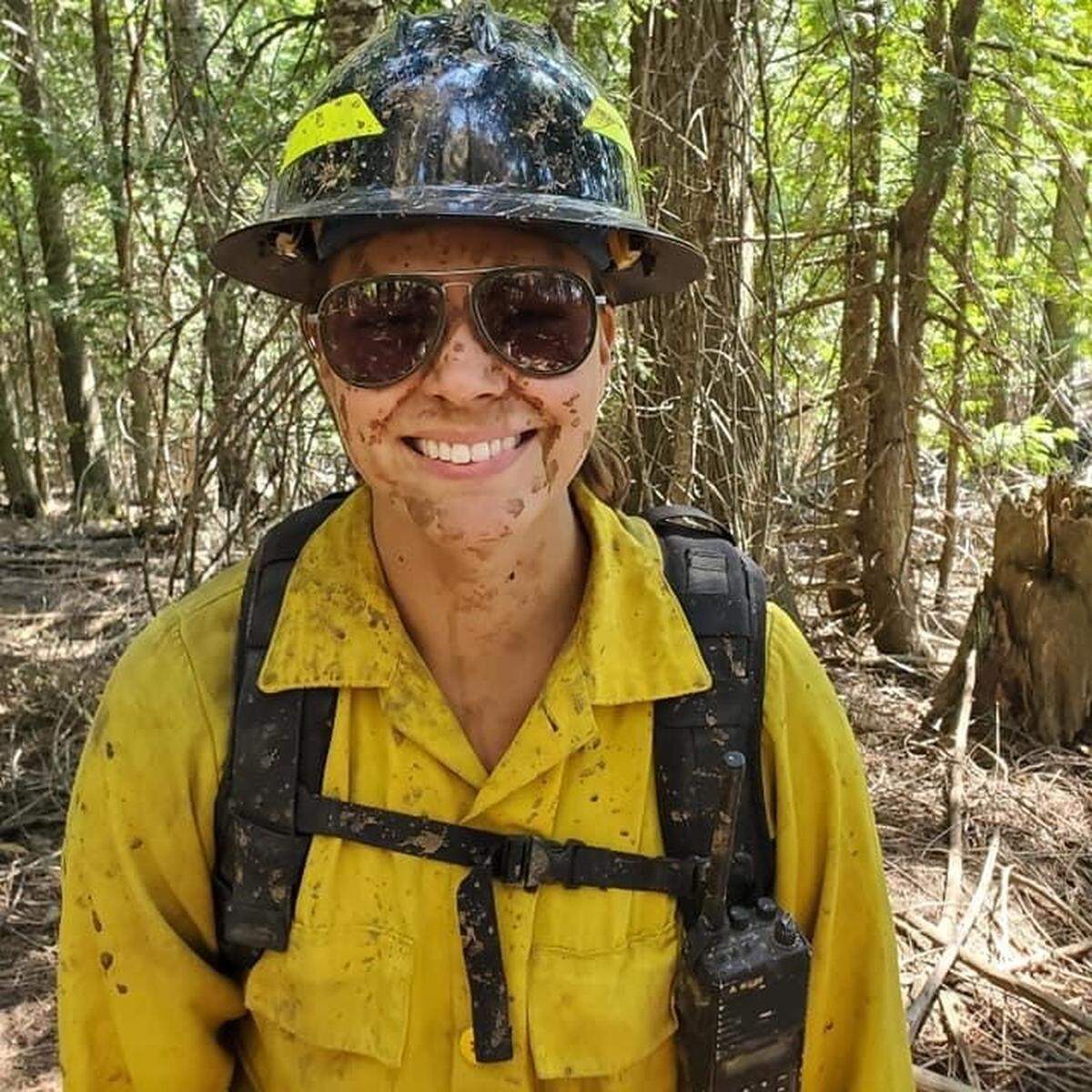 Celilo Miles said firefighting for her tribe makes her feel at home, in nature.