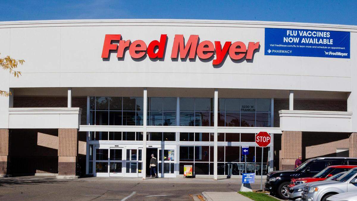 A Fred Meyer store at 5230 W. Franklin St. in Boise. Fred Meyer and Kroger merged in 1998.