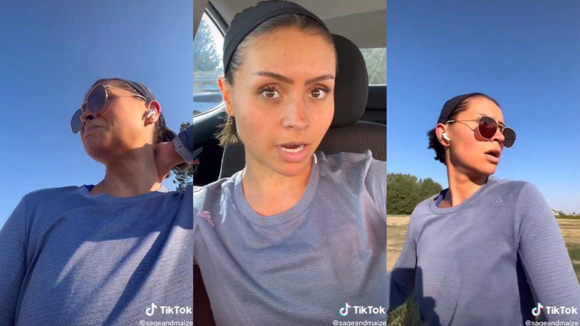 “It’s making me really nervous,” the Idaho runner said during her workout, choking back tears.