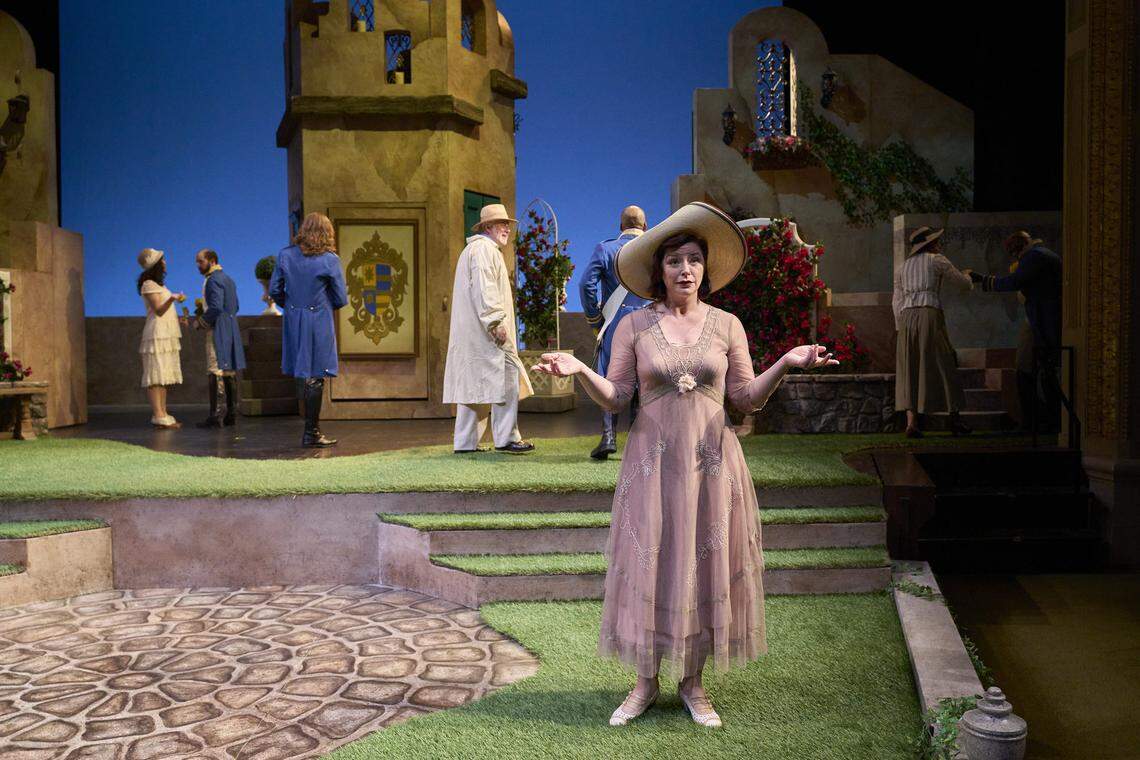 Laura Welsh Berg as Beatrice in Idaho Shakespeare Festival’s “Much Ado About Nothing,” directed by Charles Fee. It opens at the festival on May 20 and runs through June. 11.