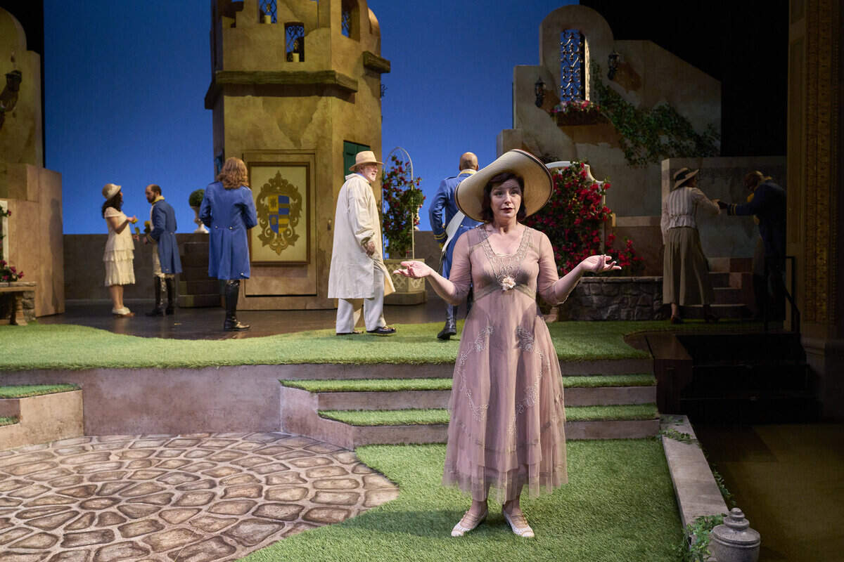Laura Welsh Berg as Beatrice in Idaho Shakespeare Festival’s “Much Ado About Nothing,” directed by Charles Fee. It opens at the festival on May 20 and runs through June. 11.
