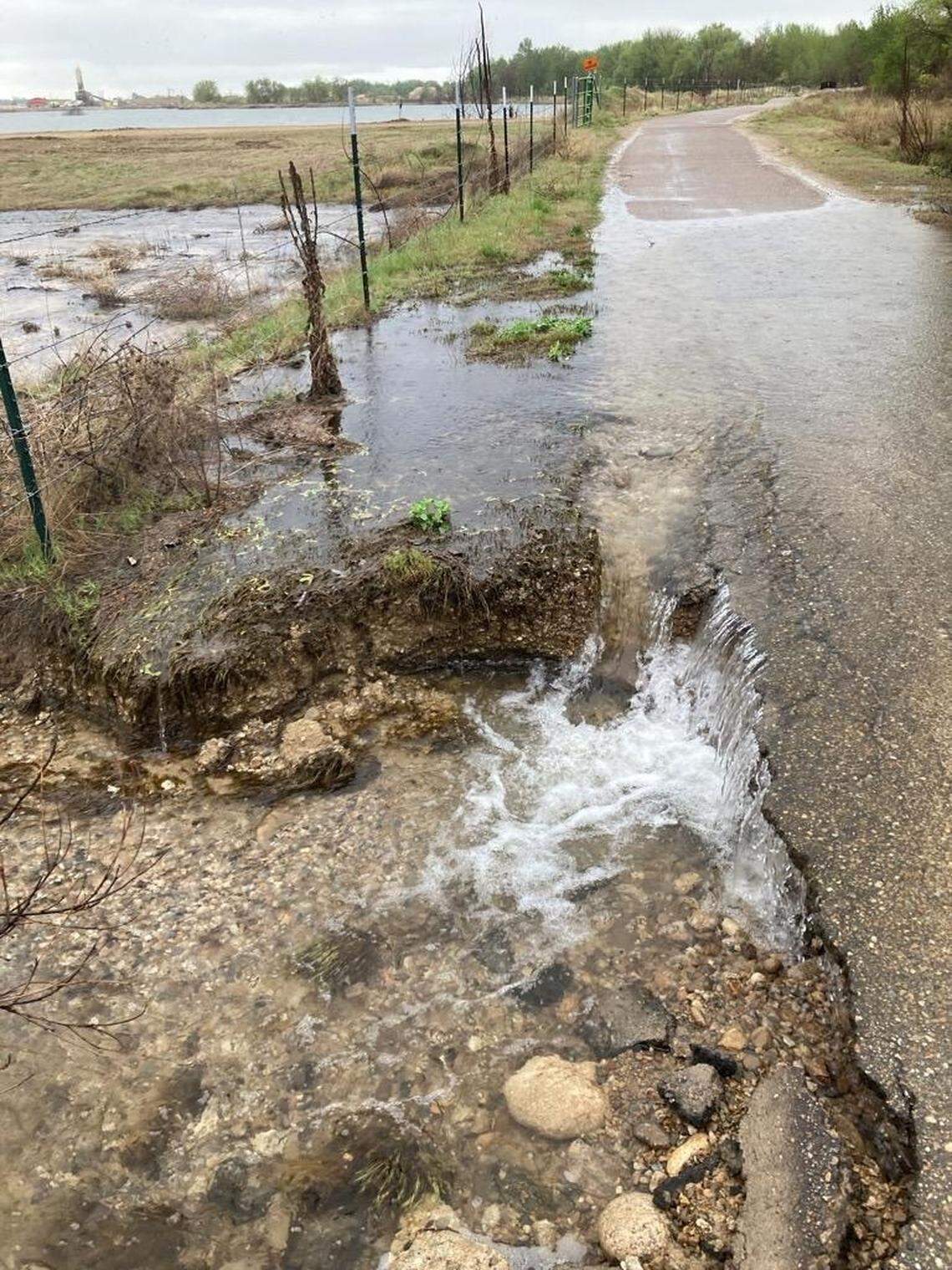 The section shown in the image of the Boise River Greenbelt was damaged during the river flooding after the winter of 2016-17, said Ada County Parks and Waterways Specialist Robbie Sosin. The county will repair it between Dec. 11 and Feb. 16.