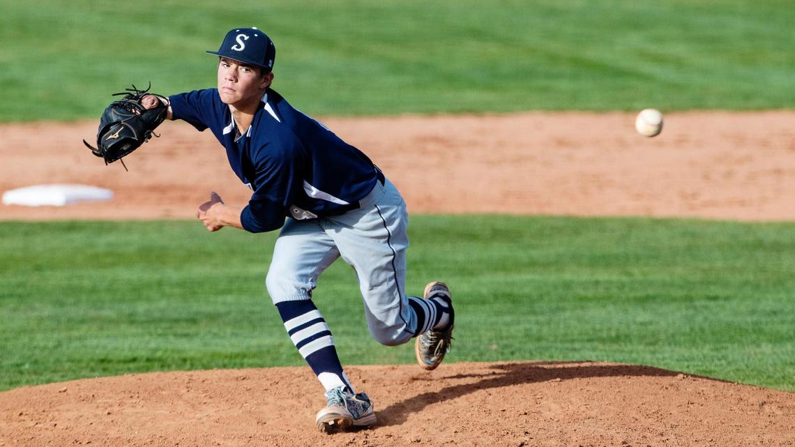 Skyview junior Grayden Lucas was voted a first-team all-conference pitcher by the 4A SIC’s baseball coaches.
