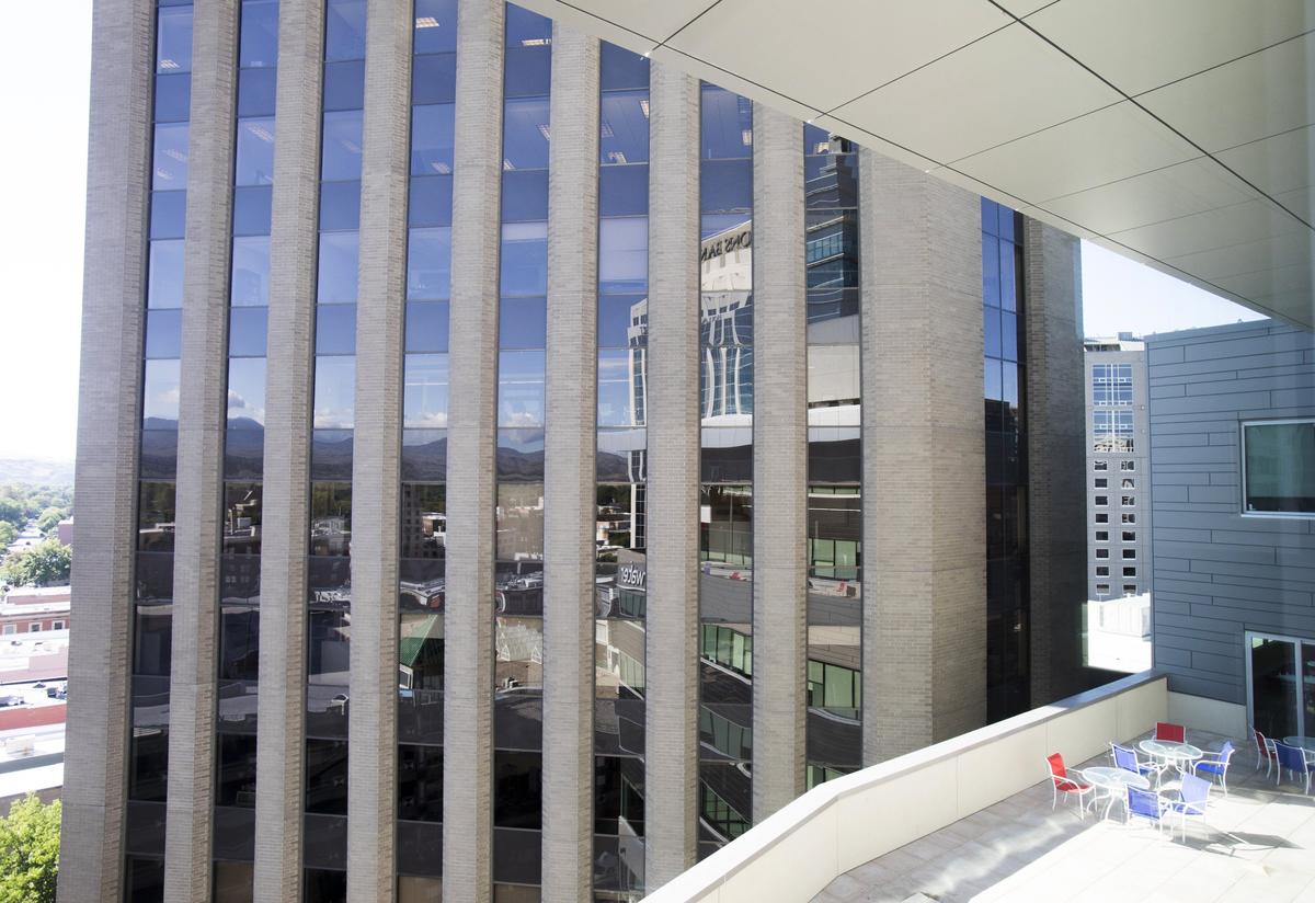 Built in 1978 by a subsidiary of Boise's legendary Morrison Knudsen Co., the U.S. Bank tower was long the tallest building in Idaho. Retired architect Thomas Zabala isn't a fan. "It's sort of an unadorned tower," he says. "It's like a chocolate bar." Tommy Ahlquist, an executive of Gardner Co., which owns the building, disagrees.  "It's a classic building," Ahlquist says. "And it's got a lot of heritage and value in Downtown."