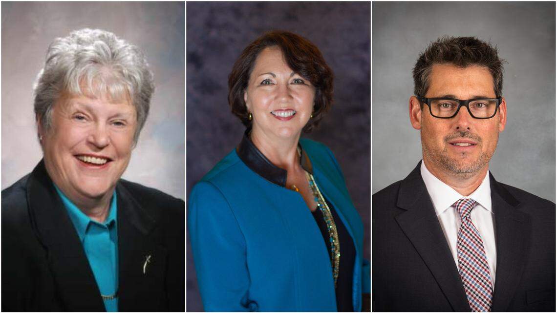 Candidates for City Council in Garden City. From left: Pam Beaumont, Wendy Carver-Herbert and James Page.