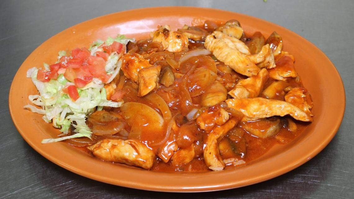 Arroz con pollo at Taqueria la Flama in Boise.