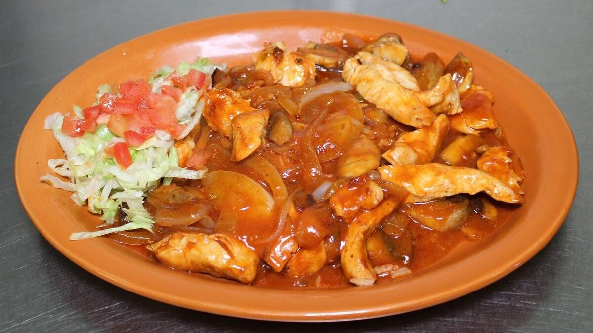 Arroz con pollo at Taqueria la Flama in Boise.