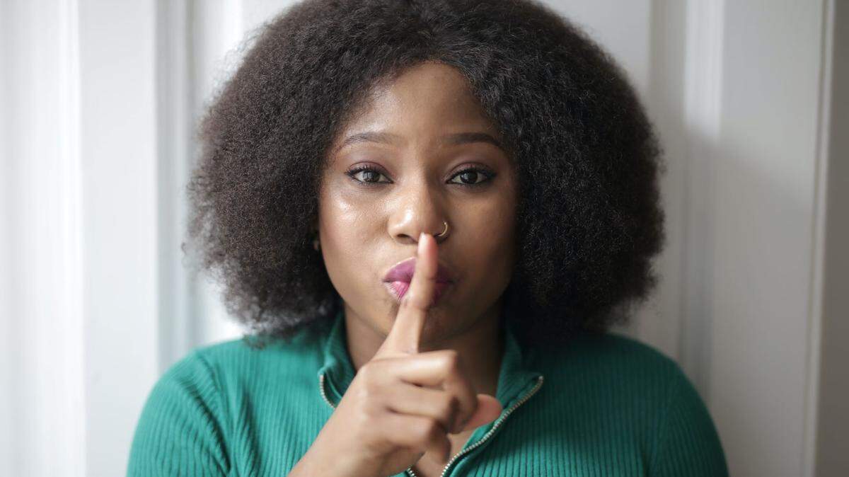 Be open to silence.