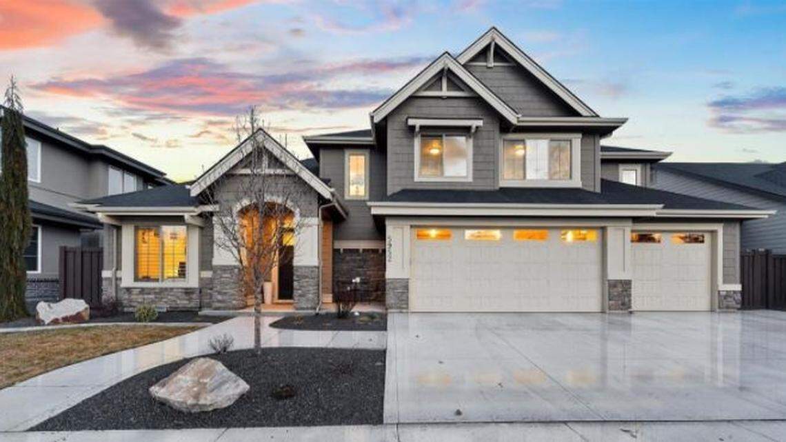This Meridian home sold by Shane Speakman for $1.05 million has five bedrooms, 3.5 bathrooms, an office, a walk-in pantry, a master bedroom with a walk-in closet, a walk-in shower and a soaker tub.