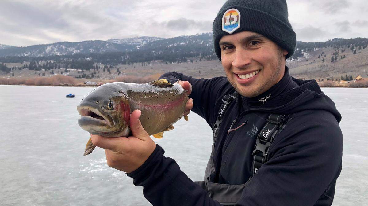 Want to learn to ice fish? Visit tightlines208.com for more information on fishing expert Jordan Rodriguez’s classes.