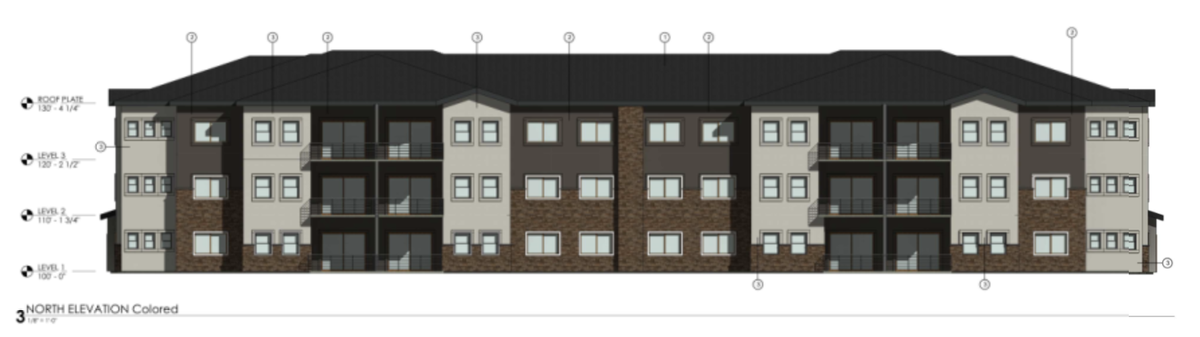 Buyrite LLC is applying to build apartments on Ustick and Linder Roads. The four-unit development would be home to 96 multi-family residential units.