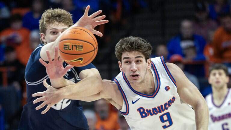 PHOTOS: Boise State hosts MW foe Utah State in men’s basketball