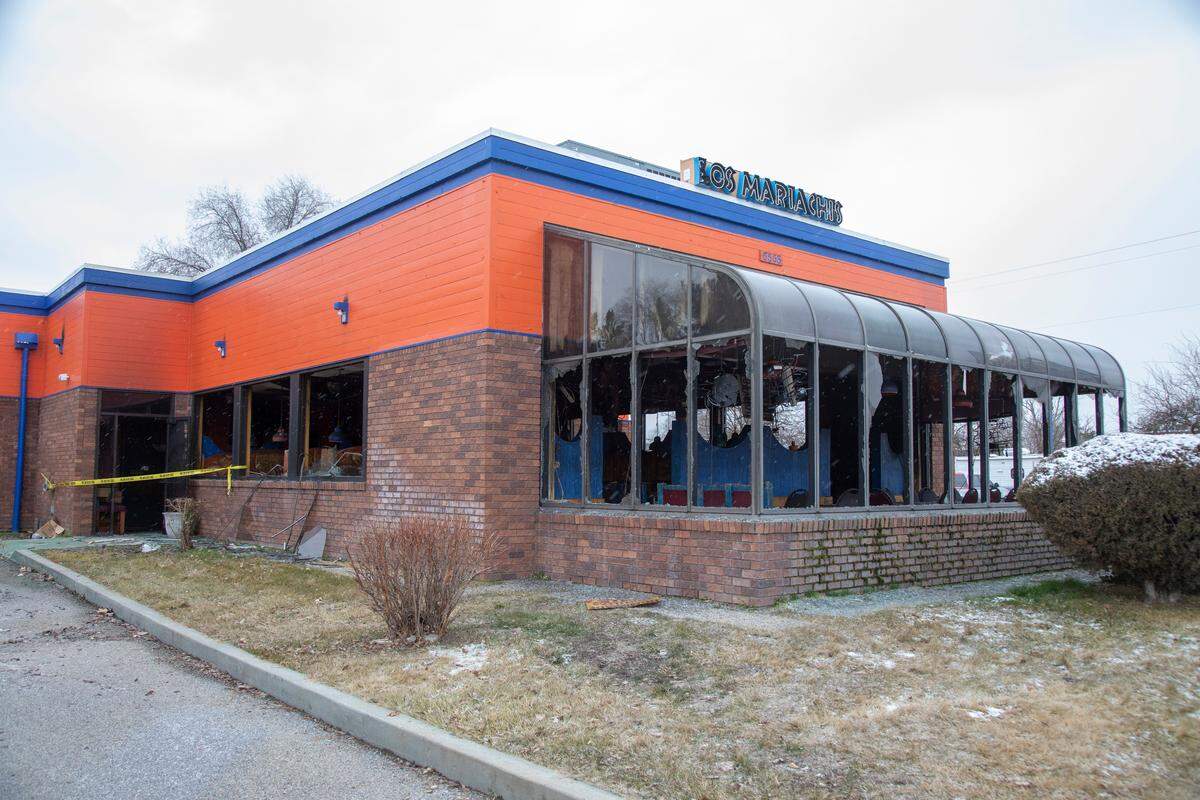 Los Mariachi’s Mexican Restaurant on Fairview Avenue was destroyed in a late-night fire on Feb. 5, 2019. Boise Fire Department investigators determined the blaze started in a rear corner of the building, but were unable to determine the cause.