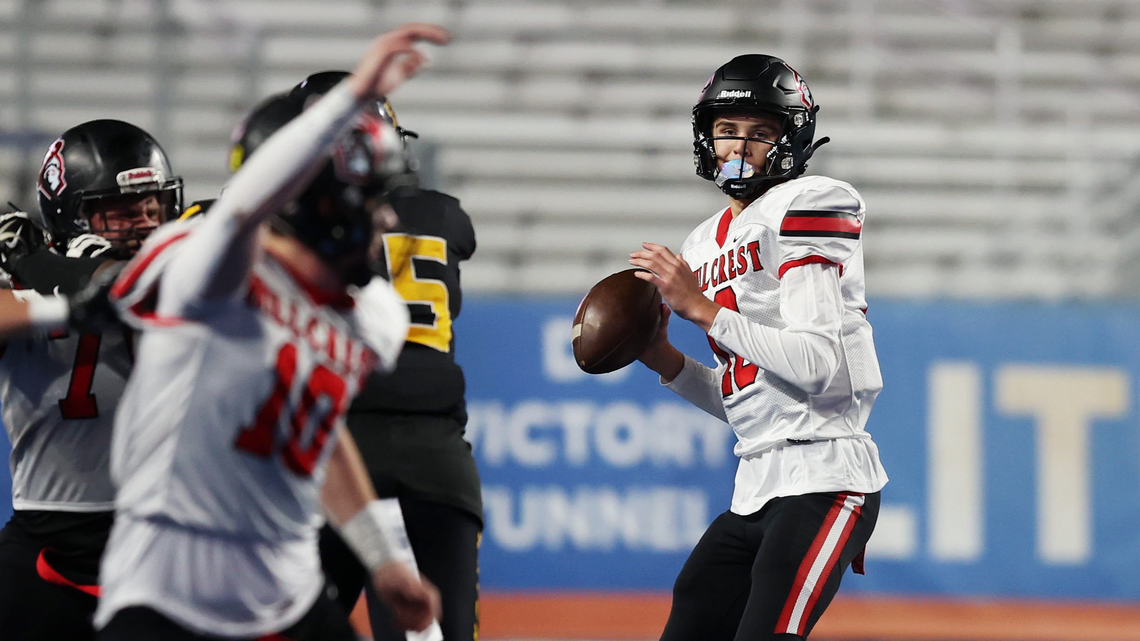 Hillcrest junior quarterback Tyson Sweetwood was voted the 5A All-Idaho Player of the Year by the state’s coaches.