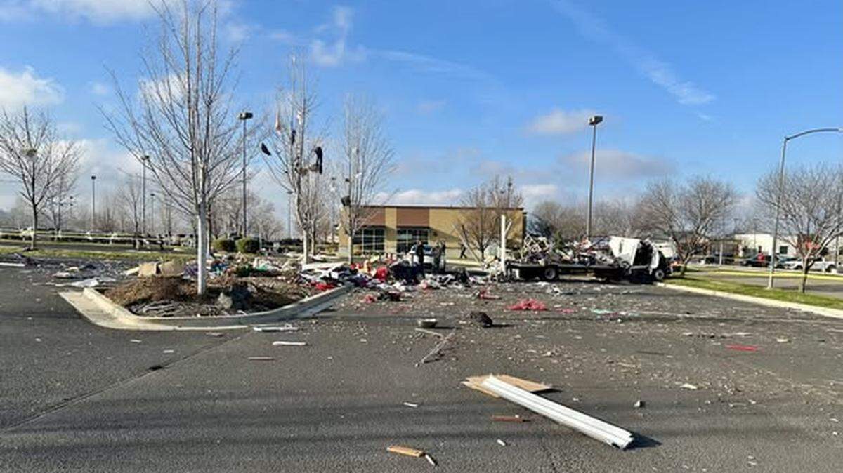 The Lewiston Fire Department determined propane tanks inside the U-haul’s cargo area had been leaking.
