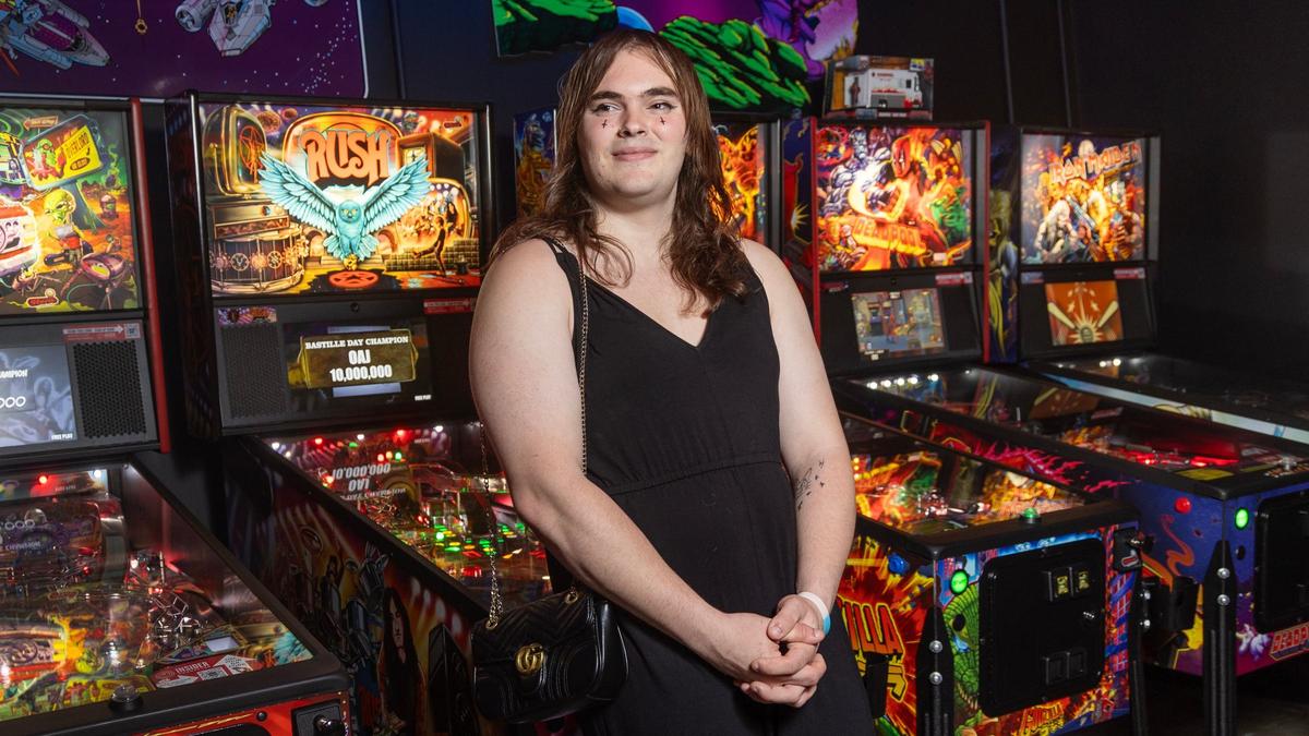 Peyton Shollenbarger is pictured at Realms Arcade in Boise, where likes to spend her time.