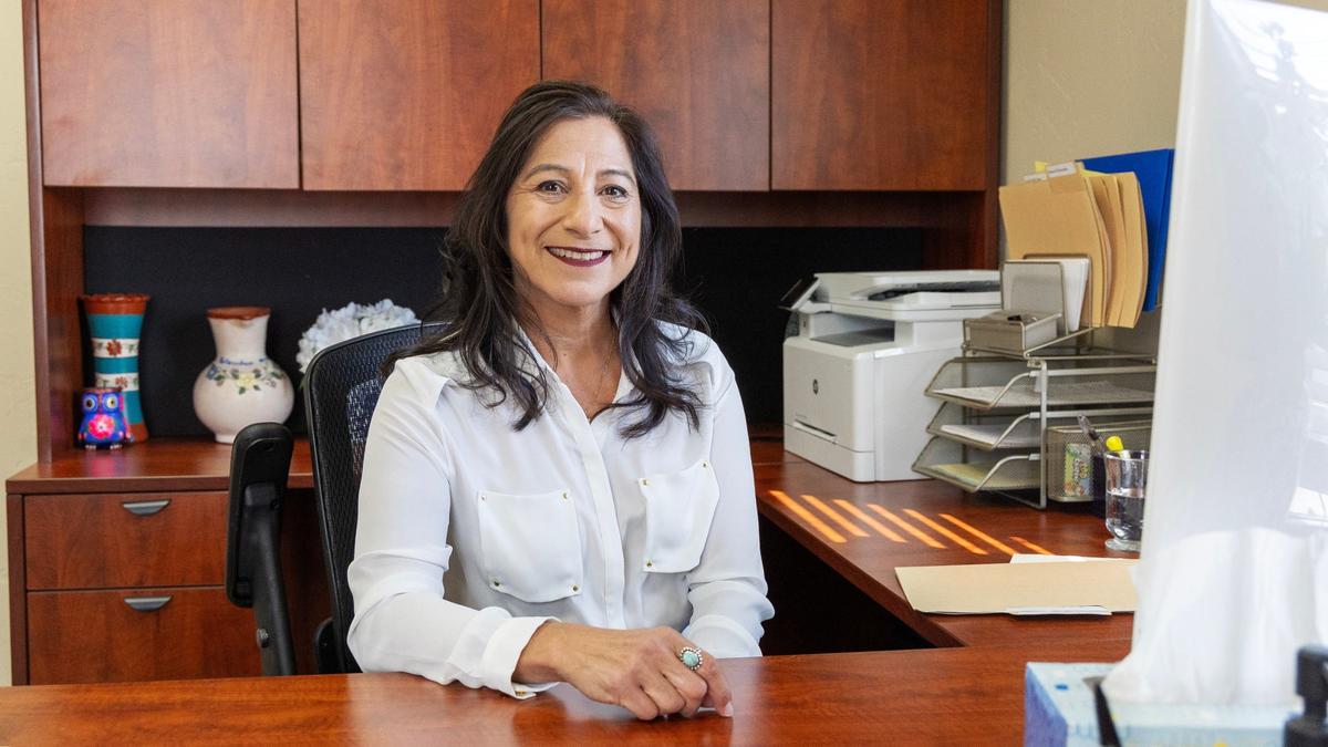 Immigration lawyer Maria Andrade at her office in Nampa.