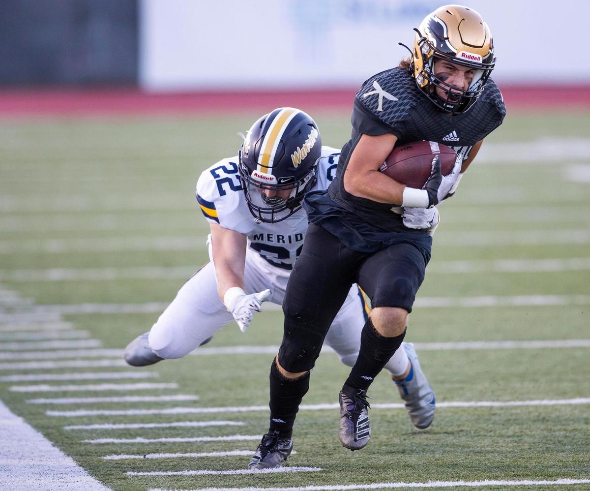 Capital wide receiver Nate Garcia and the rest of the Eagles head to Lewiston for the first time since 2008 to open the 5A state playoffs.