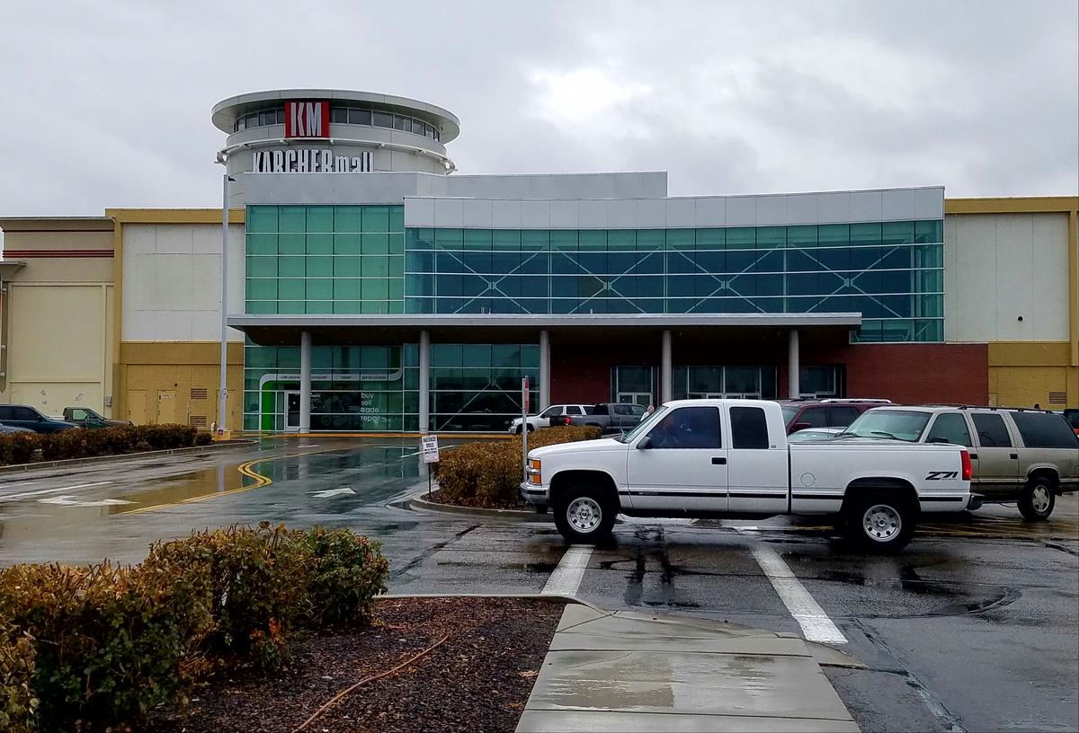 Nampa’s Karcher Mall still attracts shoppers, though its parking lot isn’t as full as other large Treasure Valley shopping centers.