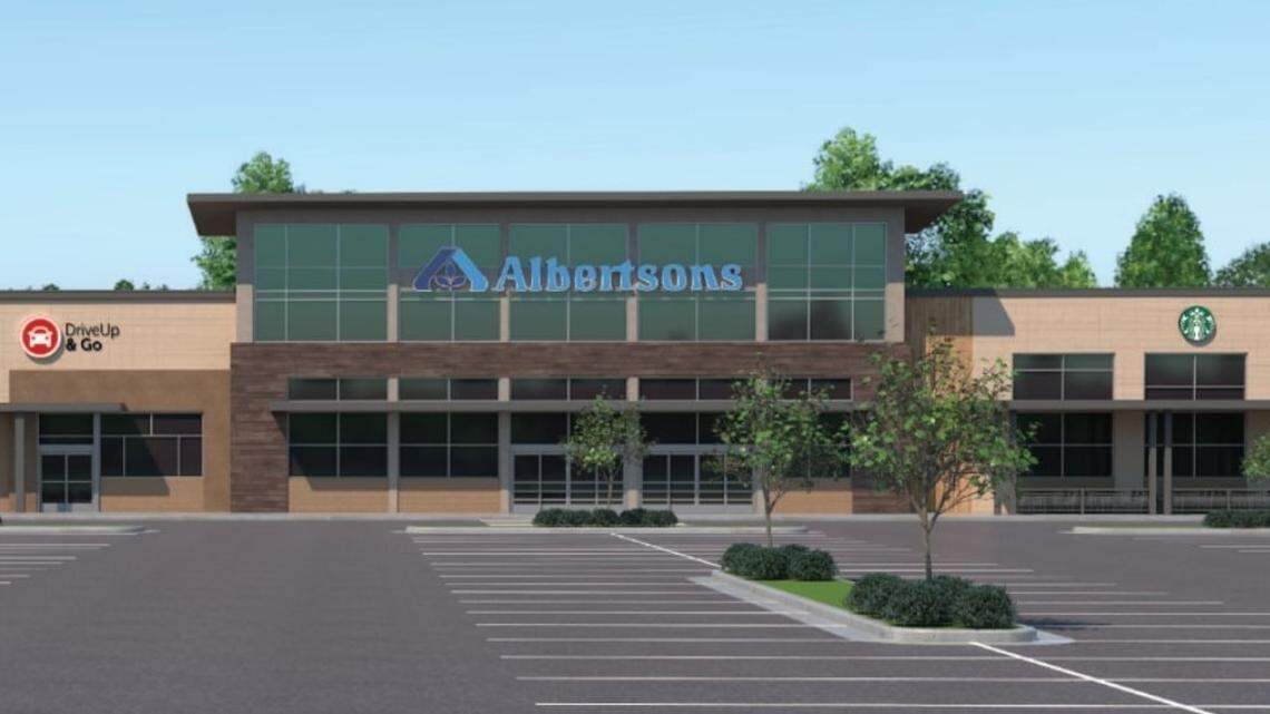An architect’s rendering of the Albertsons store coming to Star.