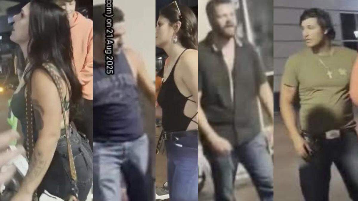 The Boise Police Department is searching for five individuals, three males and two females, in connection with a Grove Plaza incident.
