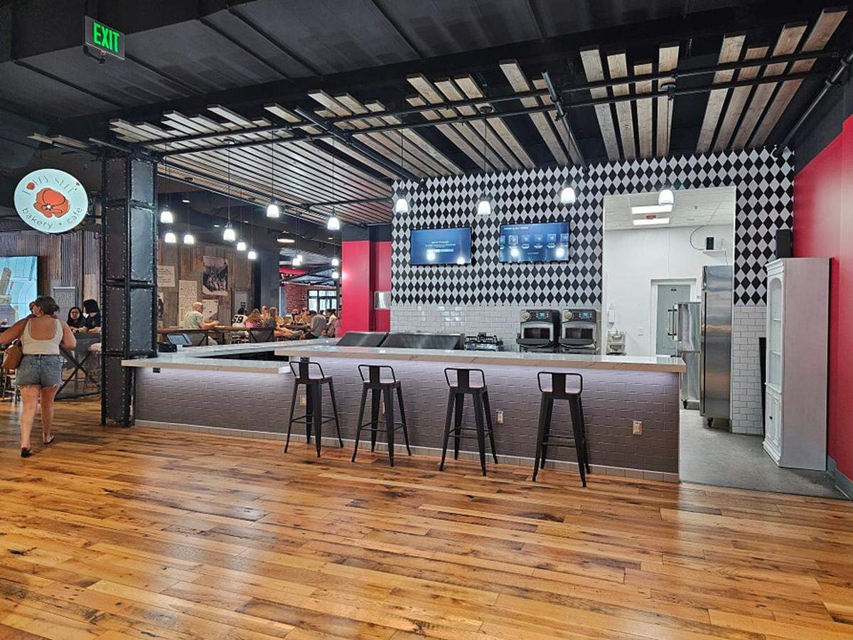 Poppyseed Bakery & Cafe debuted at The Warehouse Food Hall on Wednesday, July 31.