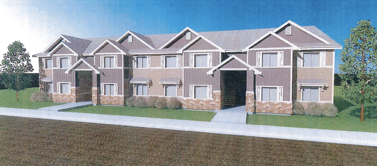 Brian Rallens hopes that his 76 apartments, called Sunset Landing, will provide housing to the nearby hospital district.