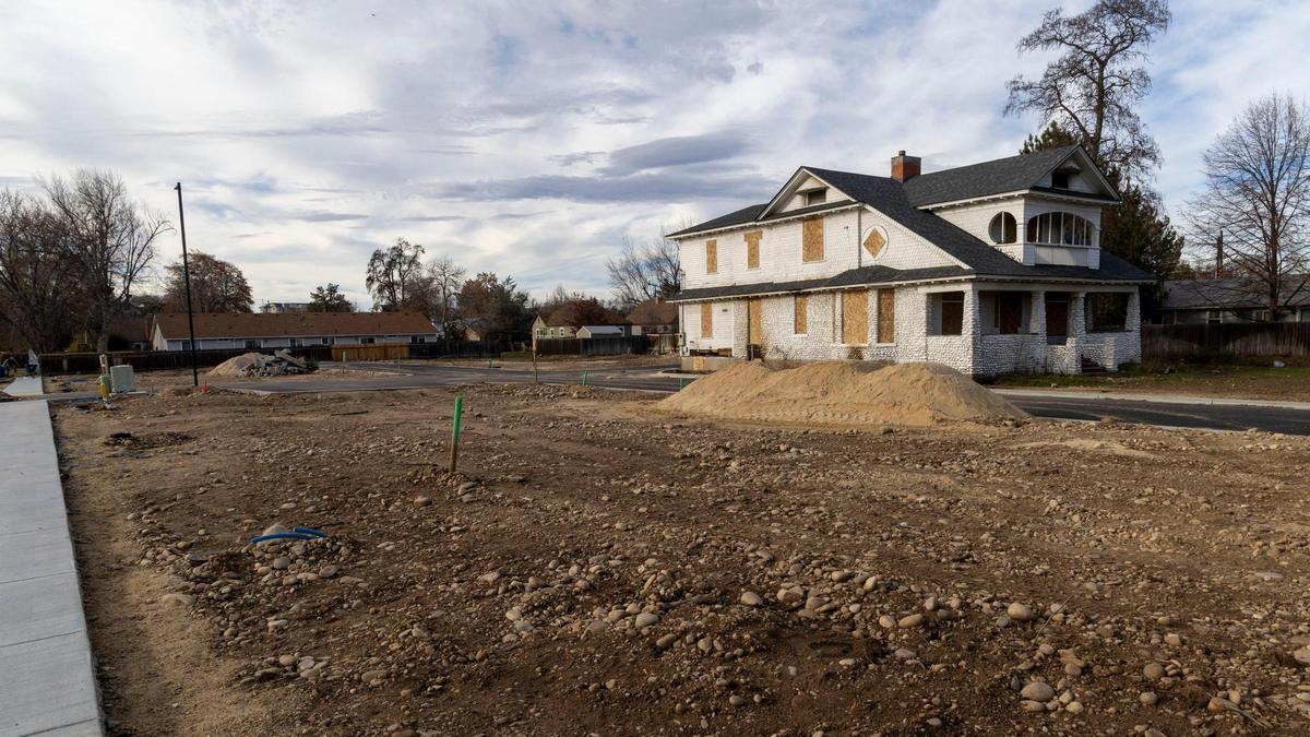 A new development was being planned around the house when it was damaged by fire on Nov. 28.