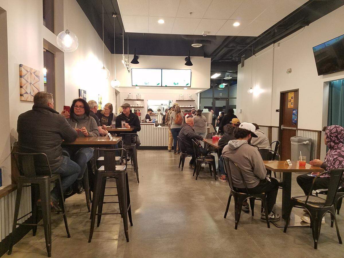 In this 2022 photo, diners enjoy sandwiches and more at Lemon Tree Co., which shared space with The STIL ice cream shop at Harris Ranch.