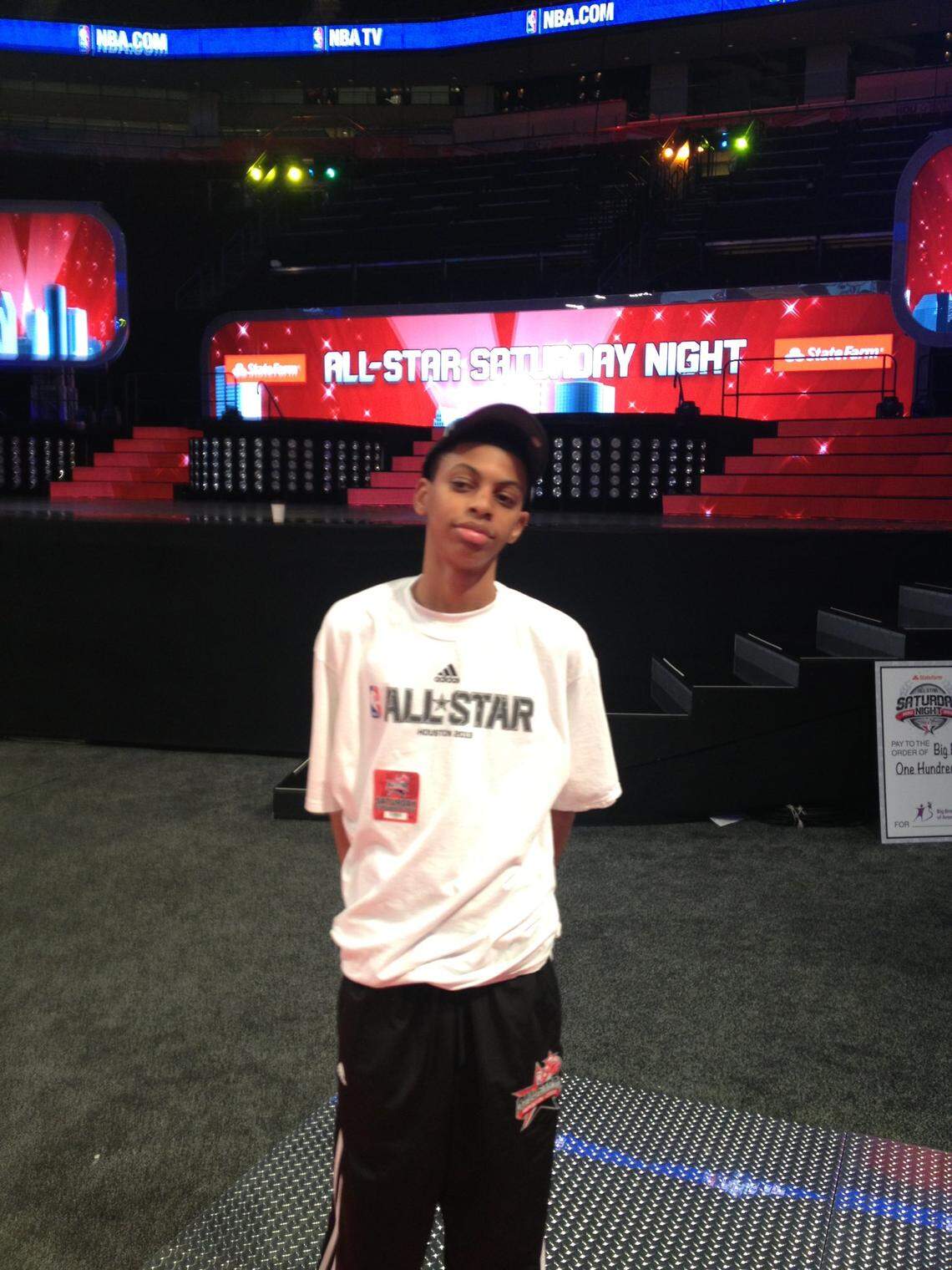 As a ball boy for the Houston Rockets, Derrick Alston Jr. got to help with the 2013 NBA All-Star Game, which was played at the Rockets’ Toyota Center. “I was kind of a little bit more starstruck, but now being able to look back, it definitely was a huge opportunity,” Alston said. “To be behind the scenes of that stuff and get more of a real perspective on what it’s like.”