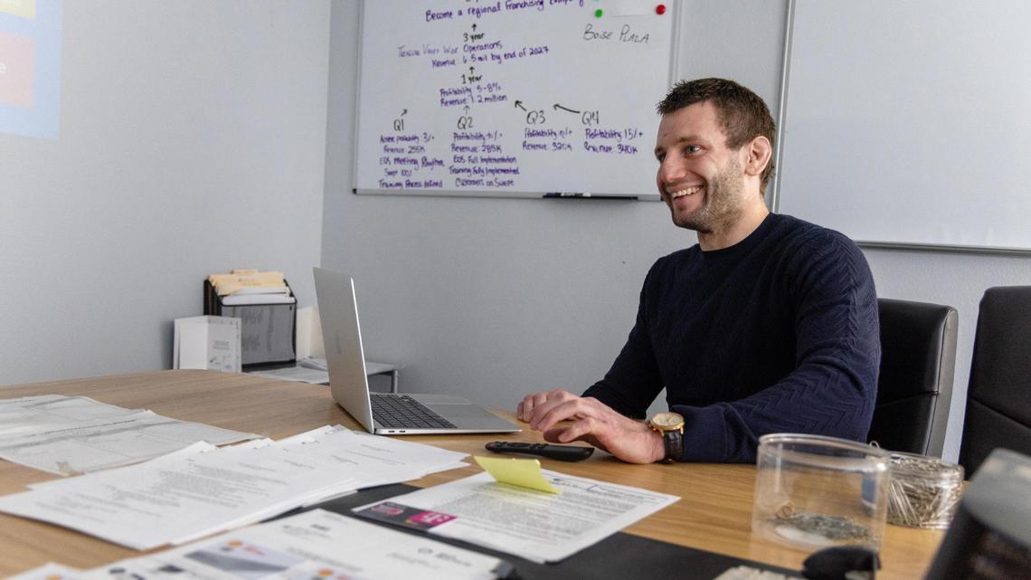 Nikola Prvulj is a Serbian immigrant who runs a $1 million cleaning business, Executive Cleaning of Idaho.