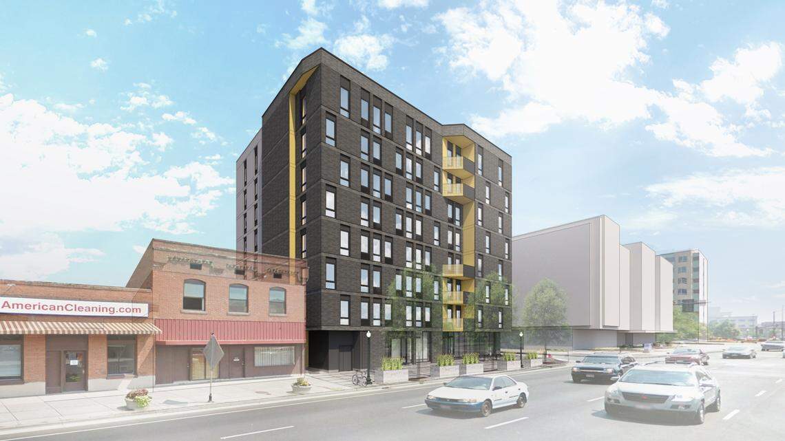 Visum Development Group of Ithaca, New York is building an eight-story, 76-unit apartment building at the corner of 6th and Front Streets. The building is slated for completion in 2021.
