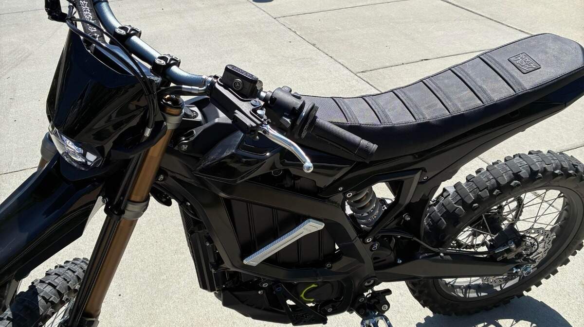 Eagle Police shared a photo of this electric motorcycle.