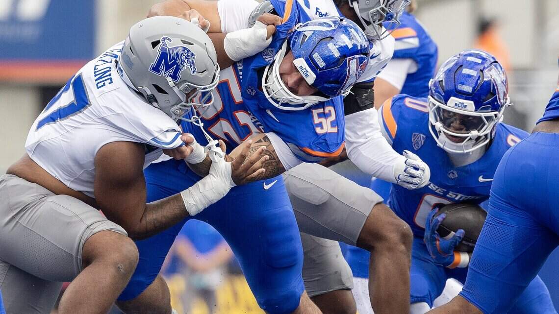 Boise State’s offensive line ‘exceeded expectations’ in first two games