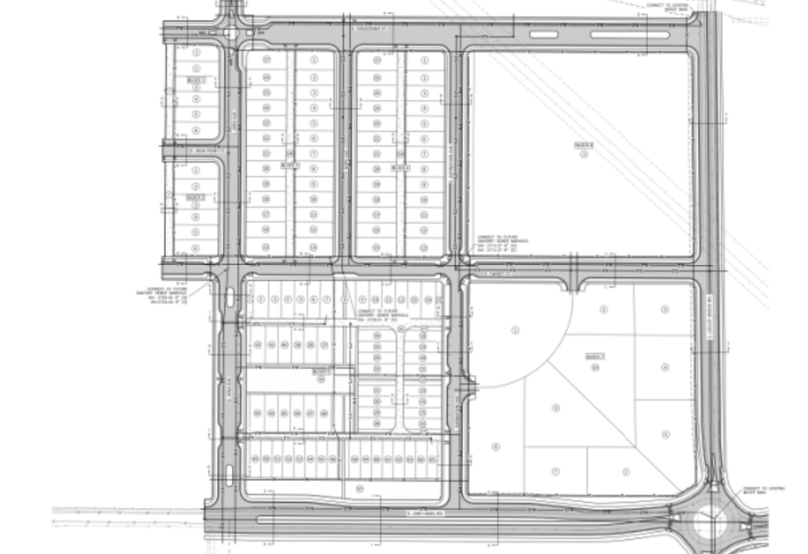 The second phase of the Apex Northwest Subdivision will include residential lots and no common lots.