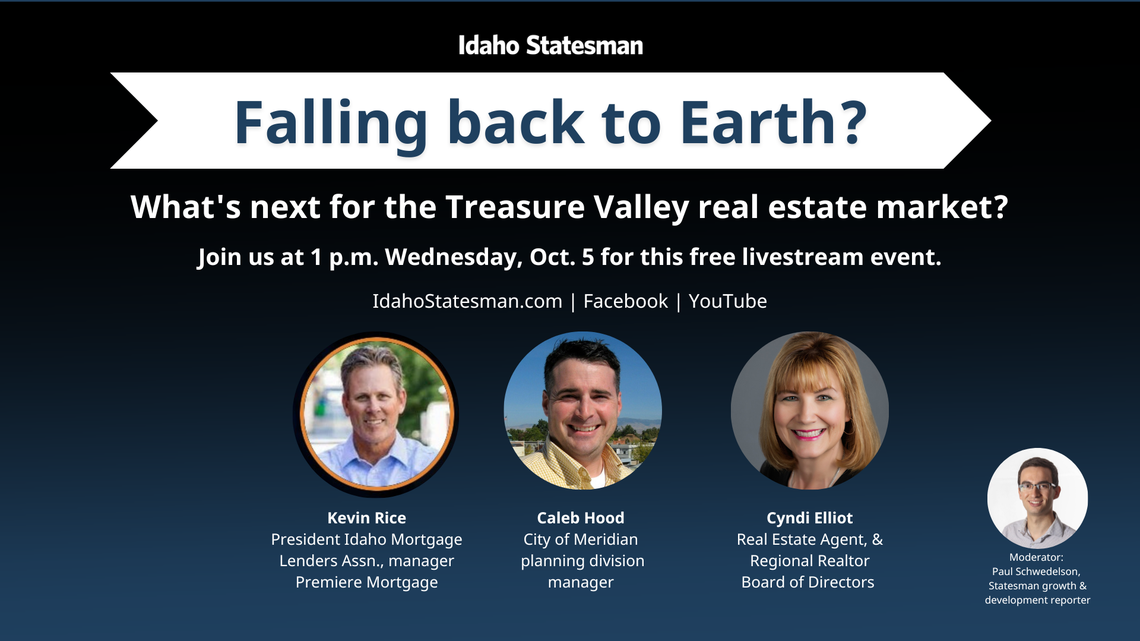 Recorded earlier: Livestream event about the Treasure Valley real estate market