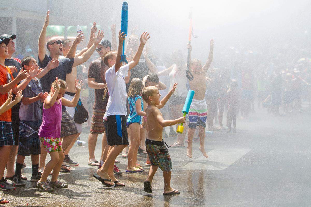 The Wet & Wild Parade is a highlight of Eagle Fun Days each summer.