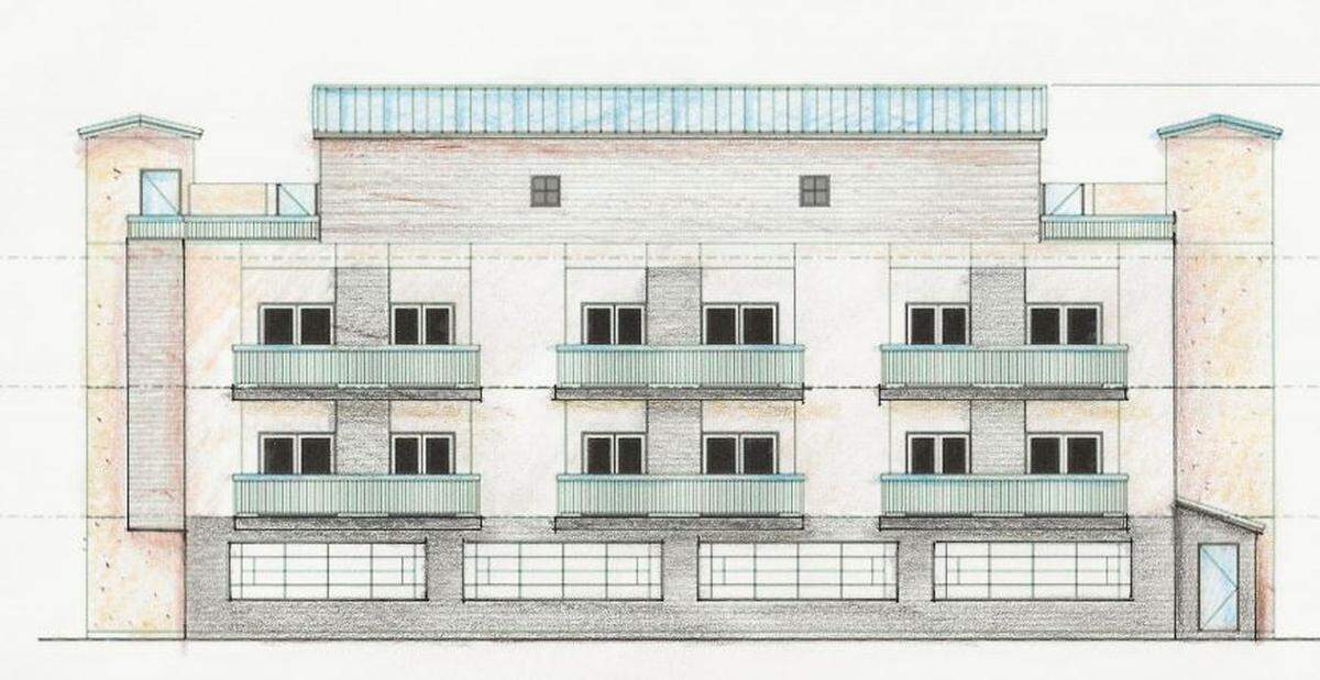 A rendering of the condominiums planned by Energreen Development Co. at 1511 Robert St. The company has applied for a zone change.