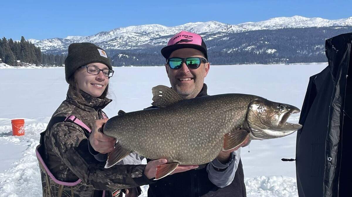 Mackinaw trout, like this giant Payette Lake specimen caught by local angler and YouTuber Matt Keller, can live to be up to 50 years old.